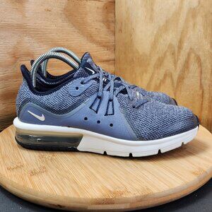 Nike Air Max Sequent 3 Obsidian Womens Blue Running Shoes Sneakers